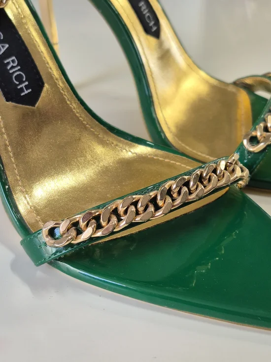 Green Patent Chain-Trim - Picture 6 of 7